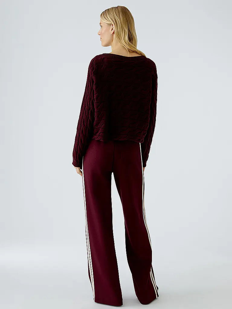 OUÍ | Pullover | dunkelrot