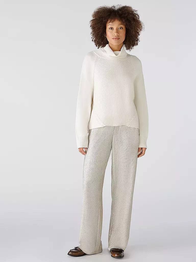 OUÍ | Rollkragenpullover | Crème