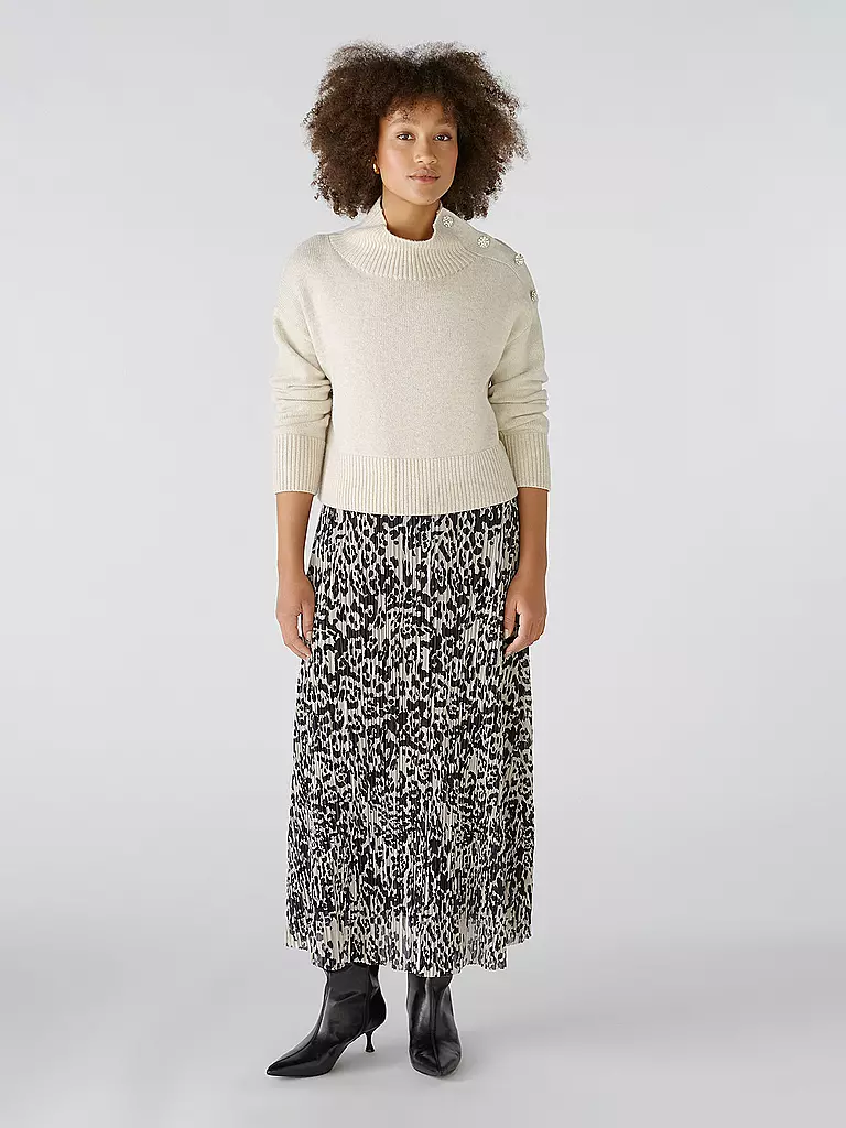 OUÍ | Rollkragenpullover | Crème