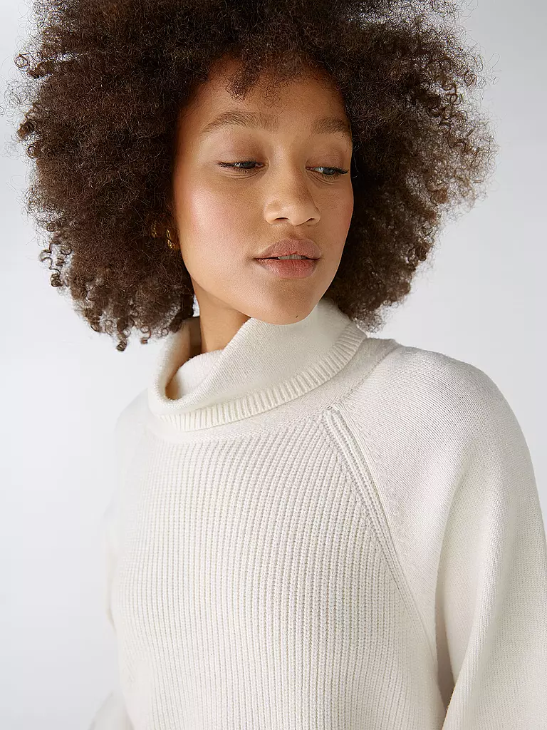 OUÍ | Rollkragenpullover | Crème