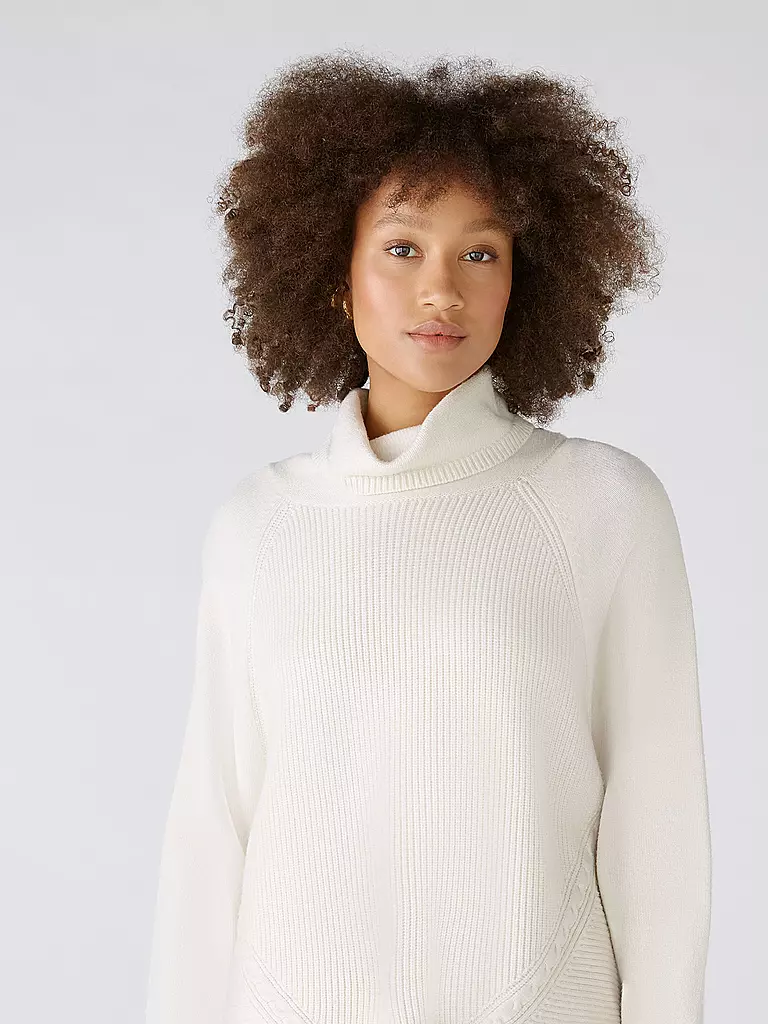 OUÍ | Rollkragenpullover | Crème