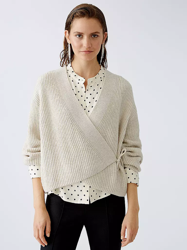 OUÍ | Strickjacke | Crème