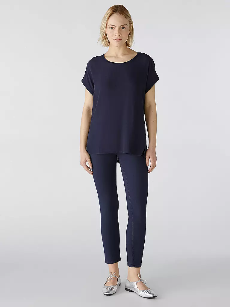 OUÍ | T-shirt blouse | Bleu foncé