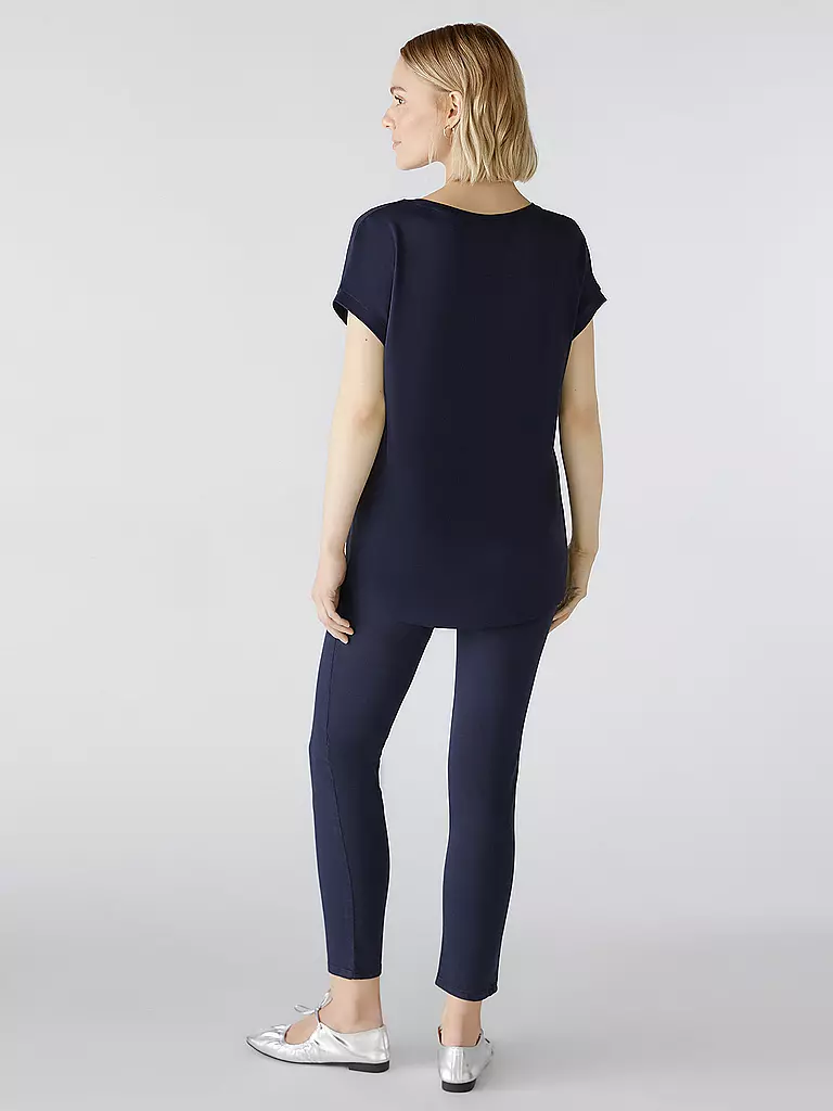 OUÍ | T-shirt blouse | Bleu foncé