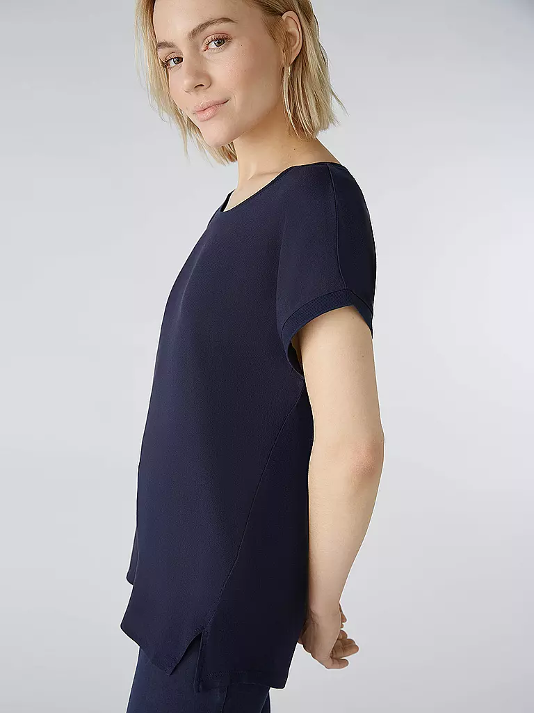 OUÍ | T-shirt blouse | Bleu foncé