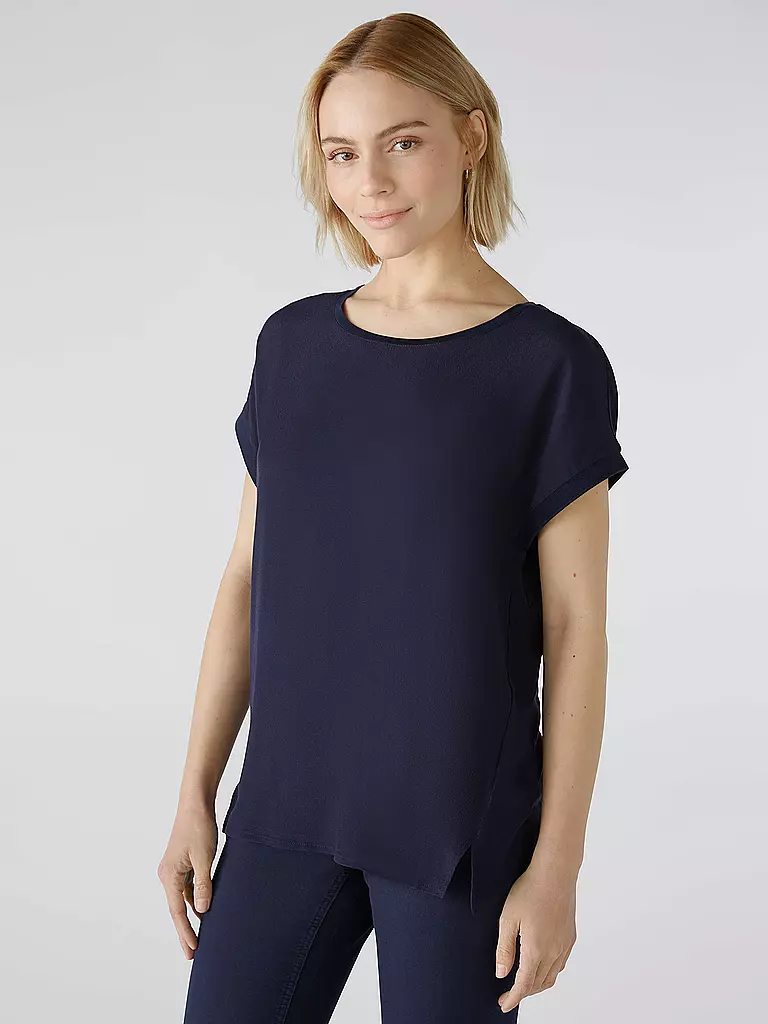 OUÍ | T-shirt blouse | Bleu foncé