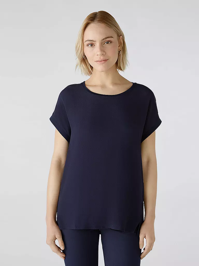 OUÍ | T-shirt blouse | Bleu foncé