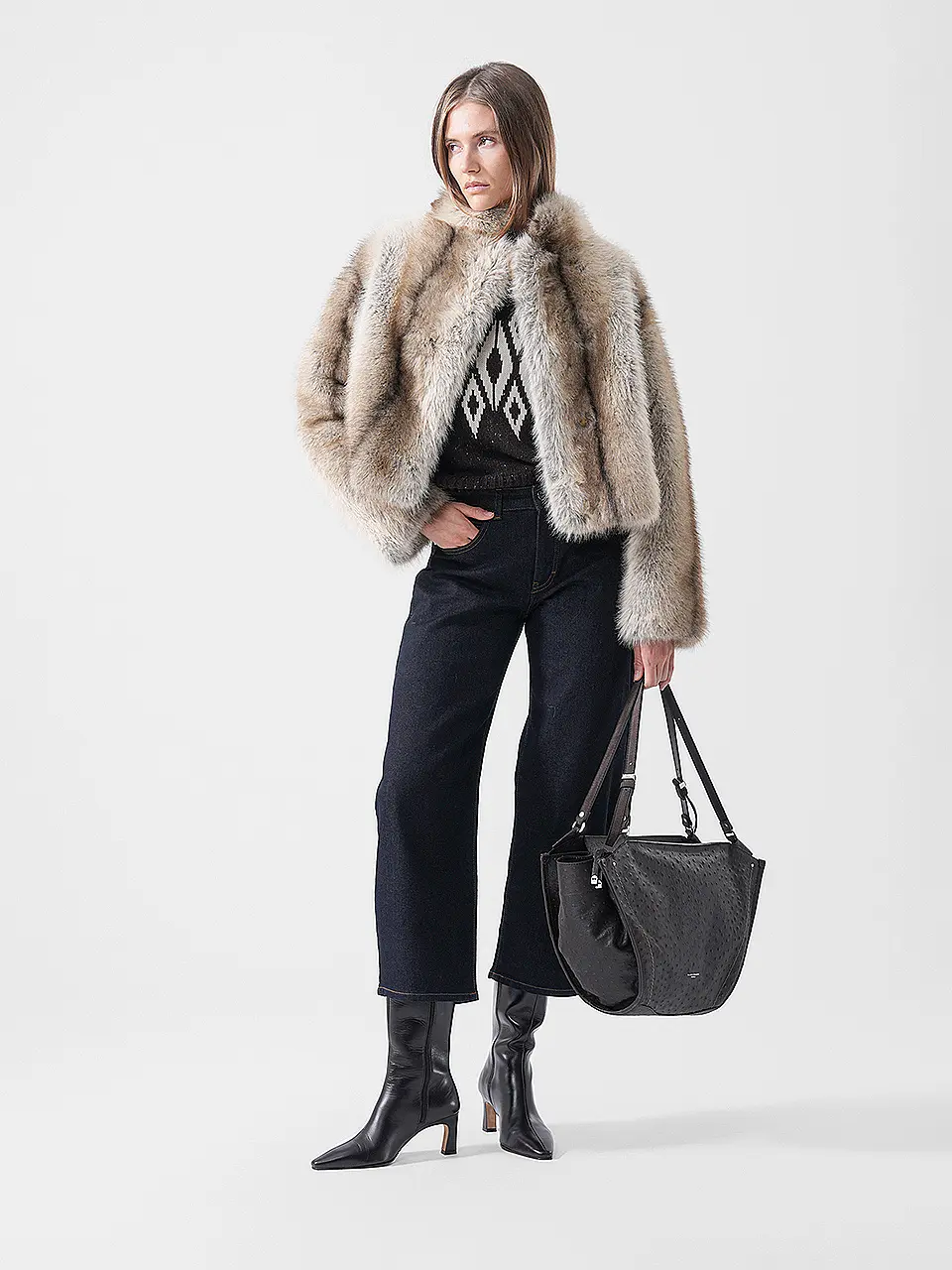 Denim x Fausse Fourrure