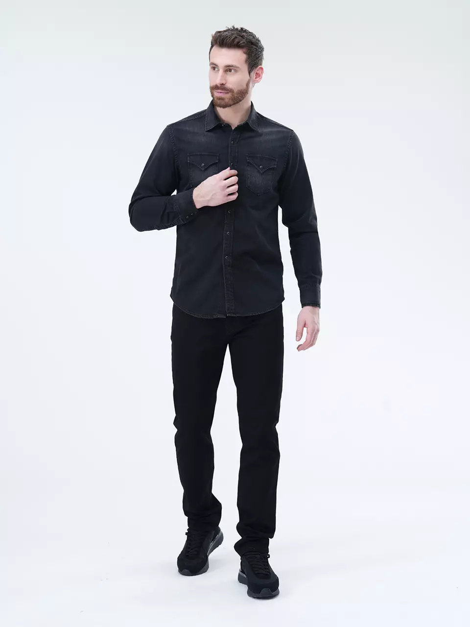 Denim allover Herren