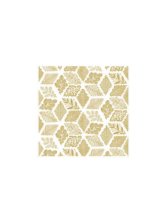 PAPER-PRODUCTS | Serviettes de table de Noël 33x33cm PURE LEAVES