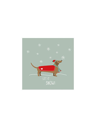 PAPER-PRODUCTS | Serviettes de table de Noël 33x33cm Winter Story