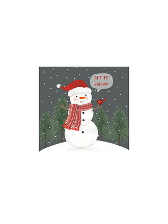 PAPER-PRODUCTS | Serviettes de table de Noël 33x33cm SNOMAN en gris