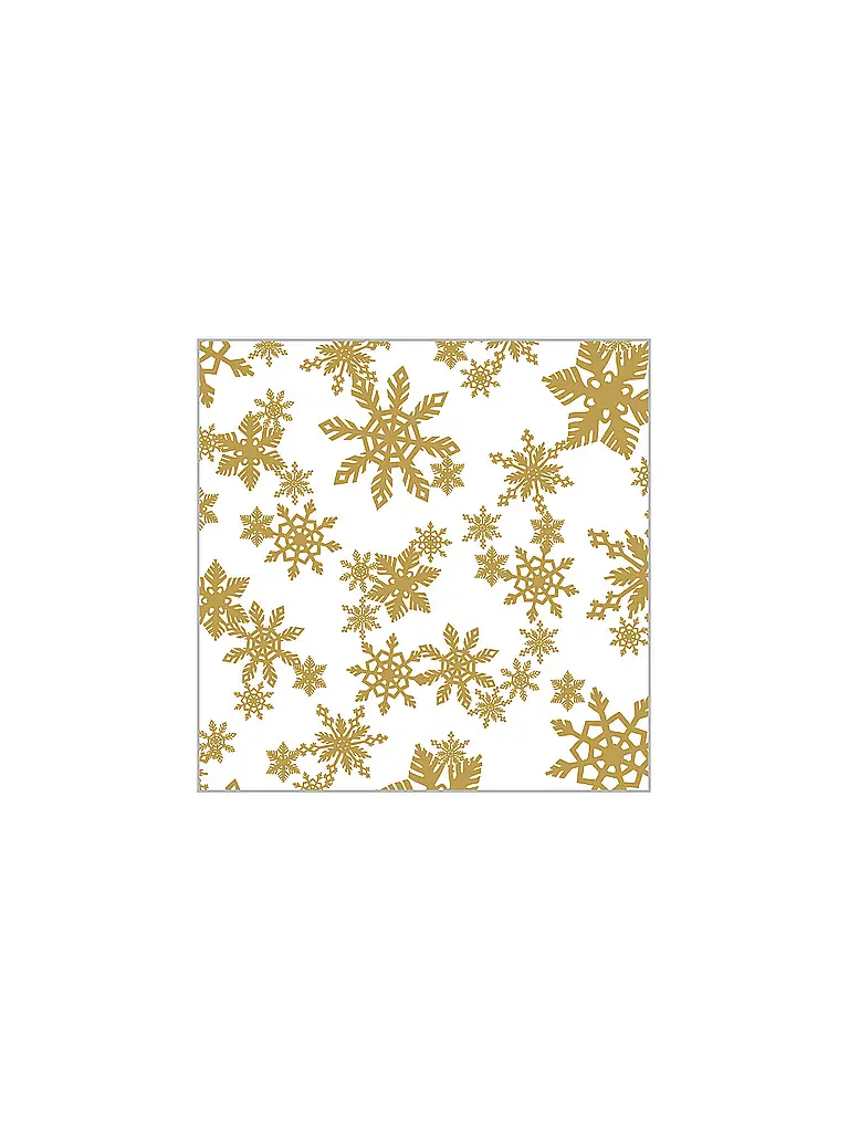 PAPER-PRODUCTS | Serviettes de Noël 25x25cm | Blanc