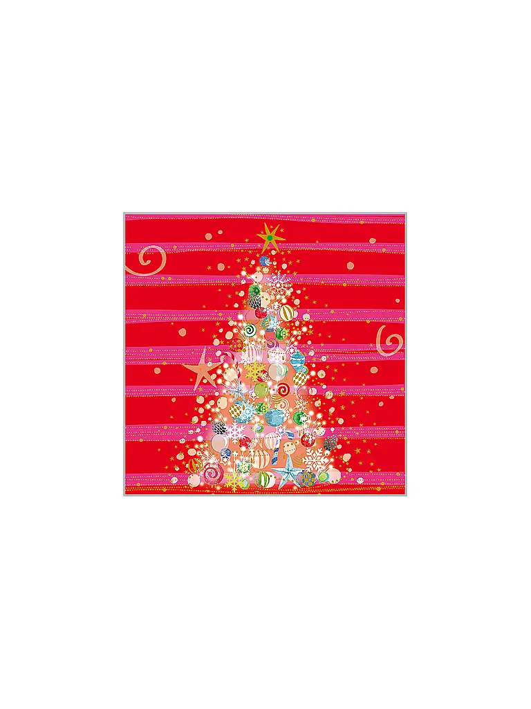 PAPER-PRODUCTS | Serviettes de Noël 25x25cm | Rouge