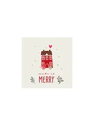 PAPER-PRODUCTS | Serviettes de Noël 33x33cm | Beige