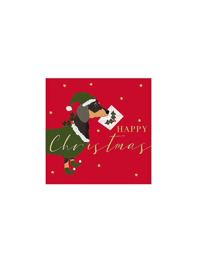 PAPER-PRODUCTS | Serviettes de Noël 33x33cm | Rouge