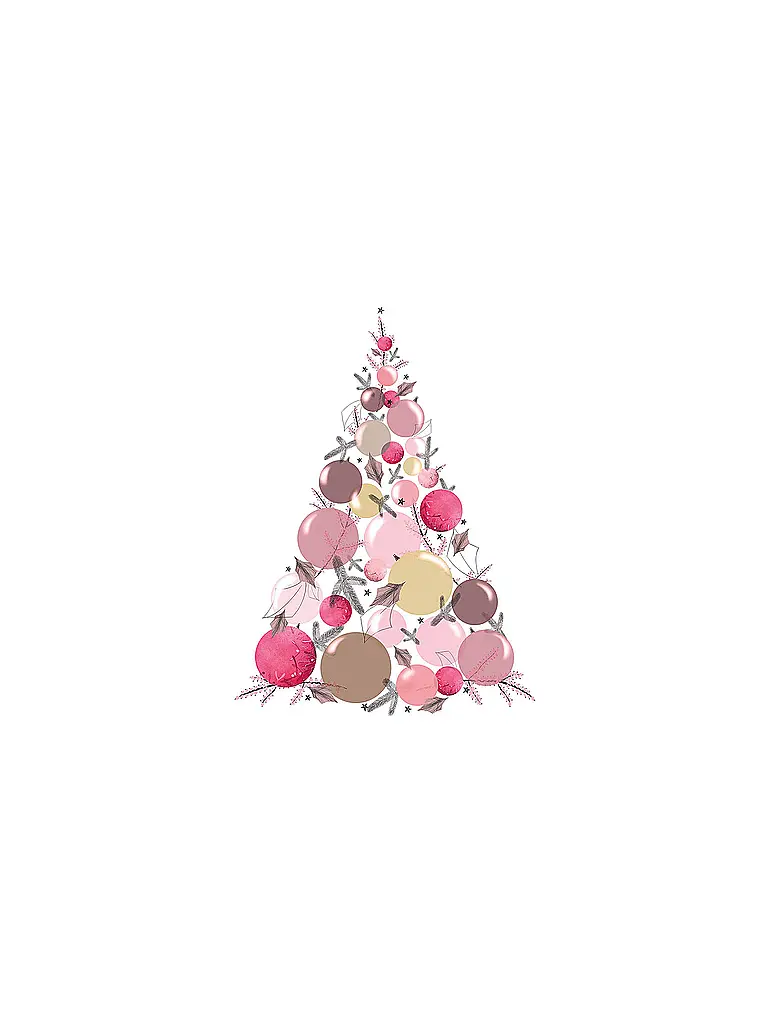 PAPER-PRODUCTS | Serviettes de Noël 33x33cm | Blanc
