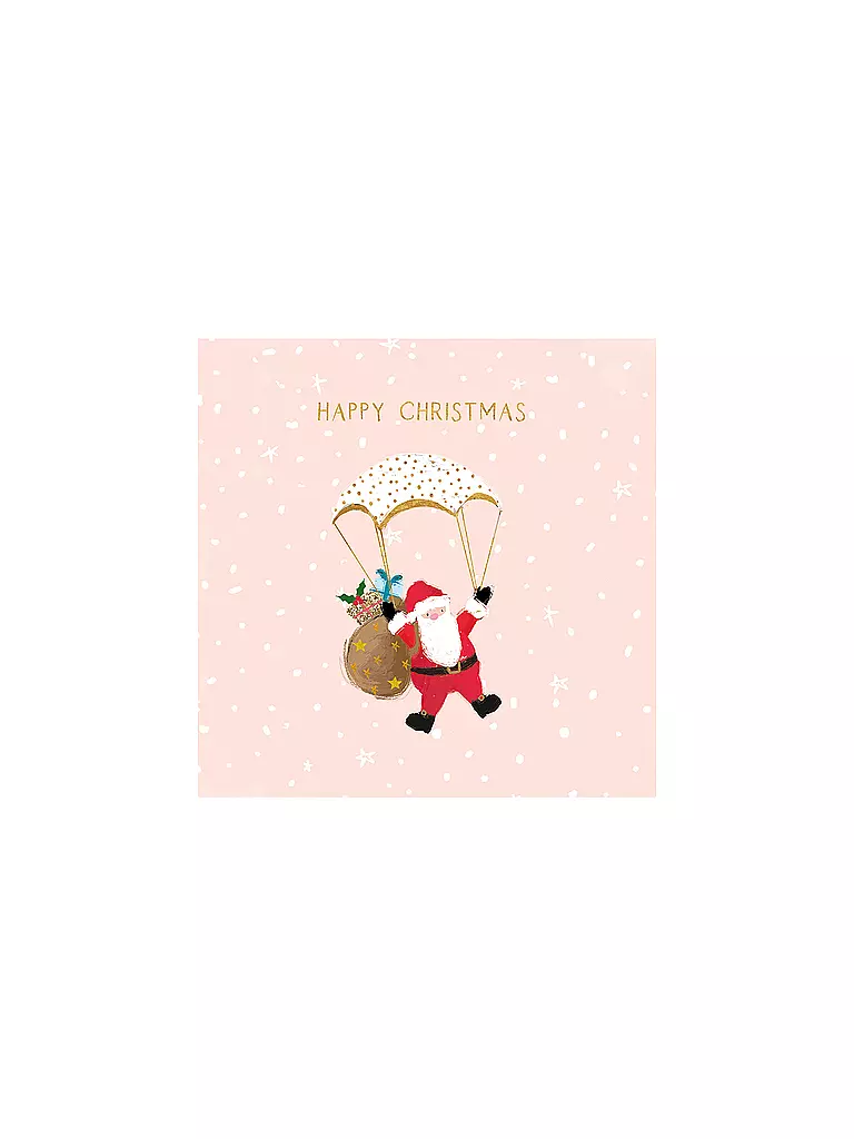 PAPER-PRODUCTS | Weihnachts Lunch-Servietten 33x33cm COMING  | Rose