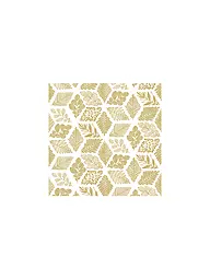 PAPER-PRODUCTS | Weihnachts Lunch-Servietten 33x33cm PURE LEAVES | Or