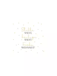 PAPER-PRODUCTS | Weihnachts Lunch-Servietten 33x33cm STILLE NACHT | Blanc