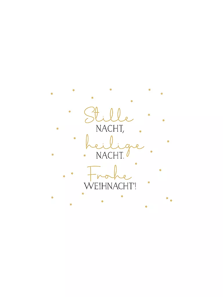 PAPER-PRODUCTS | Weihnachts Lunch-Servietten 33x33cm STILLE NACHT | Blanc