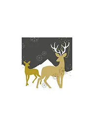 PAPER-PRODUCTS | Weihnachts-Servietten 25x25cm | Or