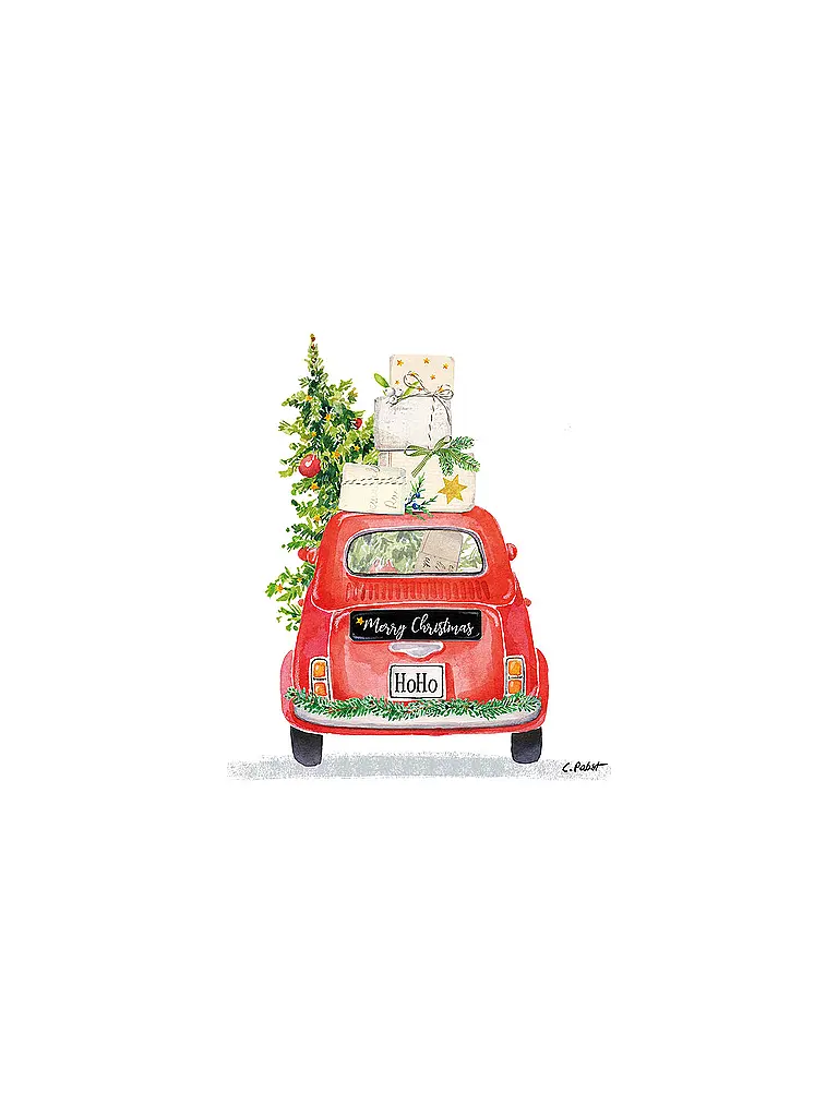 PAPER-PRODUCTS | Weihnachts-Servietten 25x25cm | Blanc