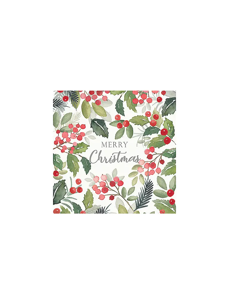 PAPER-PRODUCTS | Weihnachts-Servietten 25x25cm | Blanc