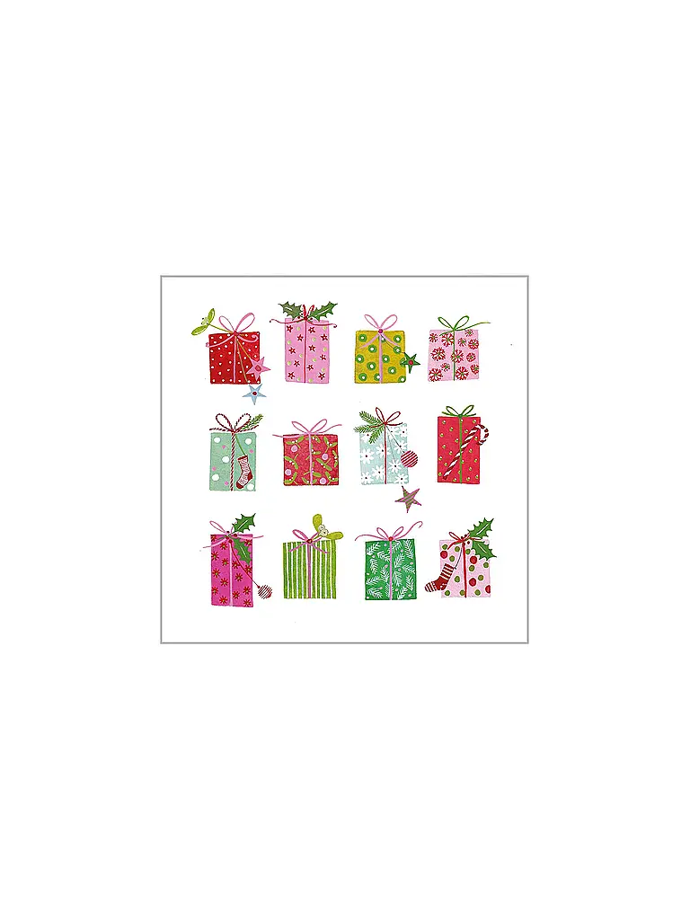PAPER-PRODUCTS | Weihnachts-Servietten 25x25cm | Blanc