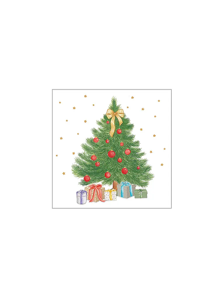 PAPER-PRODUCTS | Weihnachts-Servietten 25x25cm | Blanc