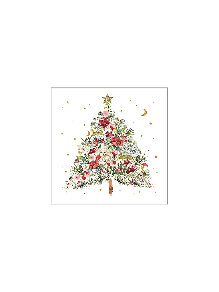 PAPER-PRODUCTS | Weihnachts-Servietten 25x25cm | Blanc
