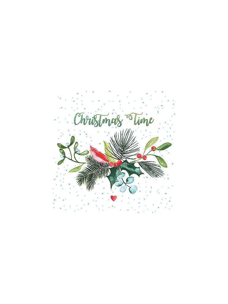 PAPER-PRODUCTS | Weihnachts-Servietten 25x25cm | Blanc