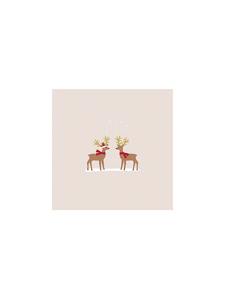 PAPER-PRODUCTS | Weihnachts-Servietten 33x33cm  | Gris clair