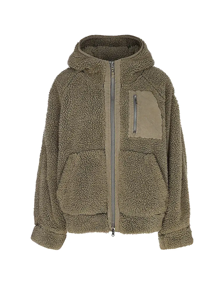 PARAJUMPERS | Nom du produit: Sweatjacke in Felloptik CREAMY | Olive