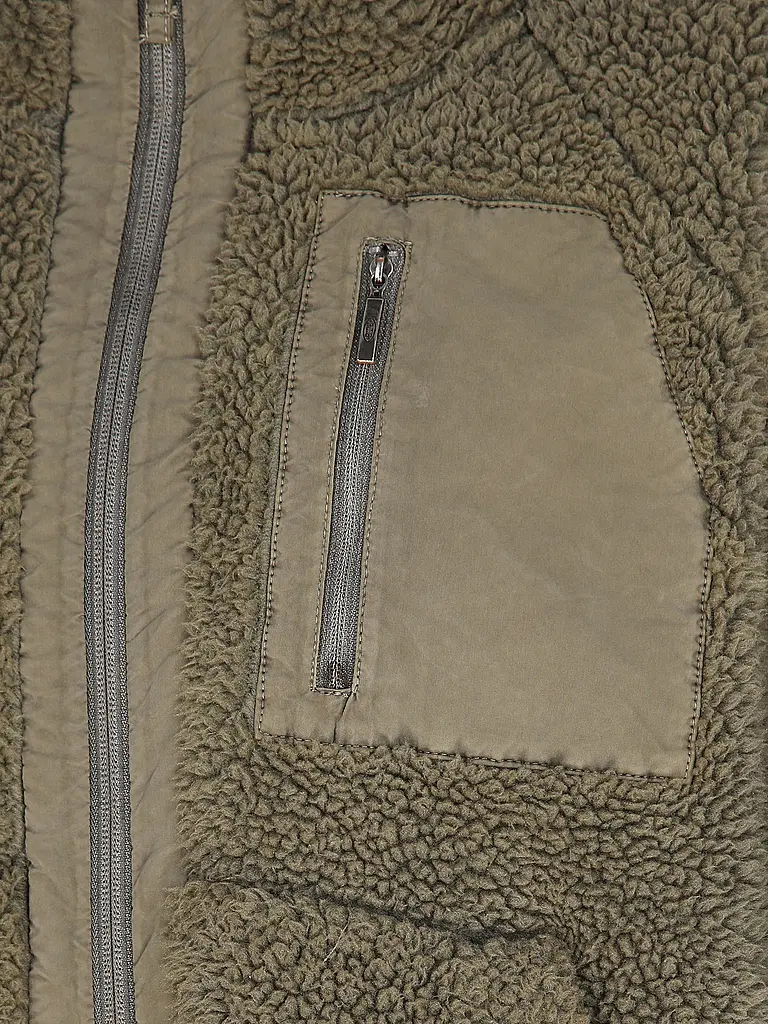 PARAJUMPERS | Nom du produit: Sweatjacke in Felloptik CREAMY | Olive