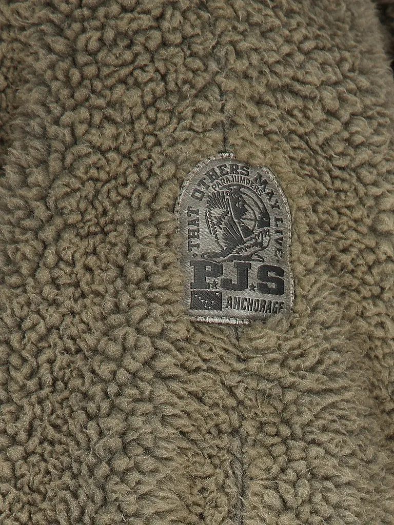 PARAJUMPERS | Nom du produit: Sweatjacke in Felloptik CREAMY | Olive