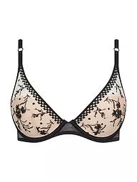 PASSIONATA | BH mit Bügel SUZY beige dore schwarz  | Noir