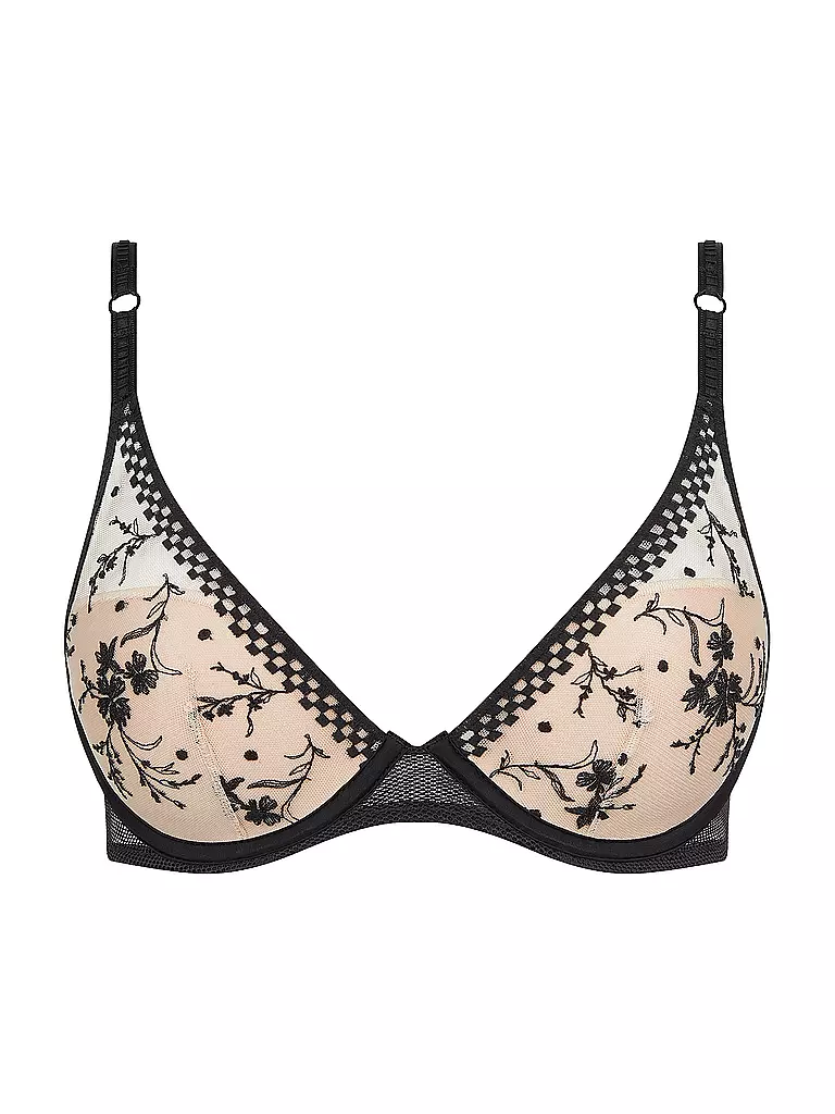 PASSIONATA | BH mit Bügel SUZY beige dore schwarz  | Noir