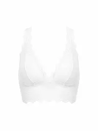 PASSIONATA | Bustier gefüttert (ohne Bügel) "Georgia" (Weiss) | Blanc