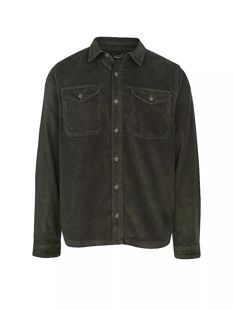 PATAGONIA | Hemd CORDUROY | Vert foncé