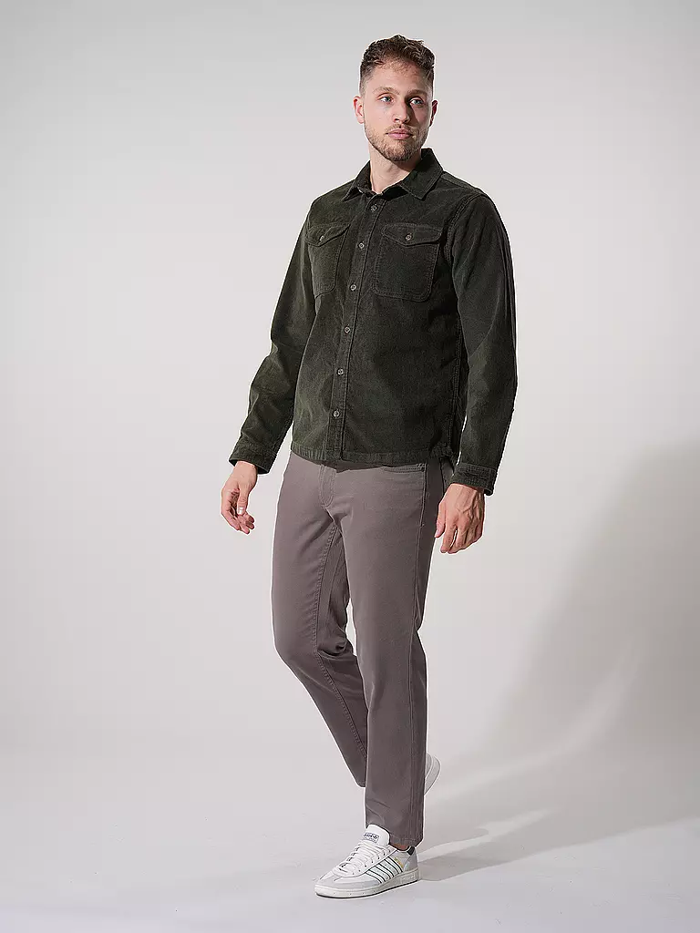 PATAGONIA | Hemd CORDUROY | Vert foncé