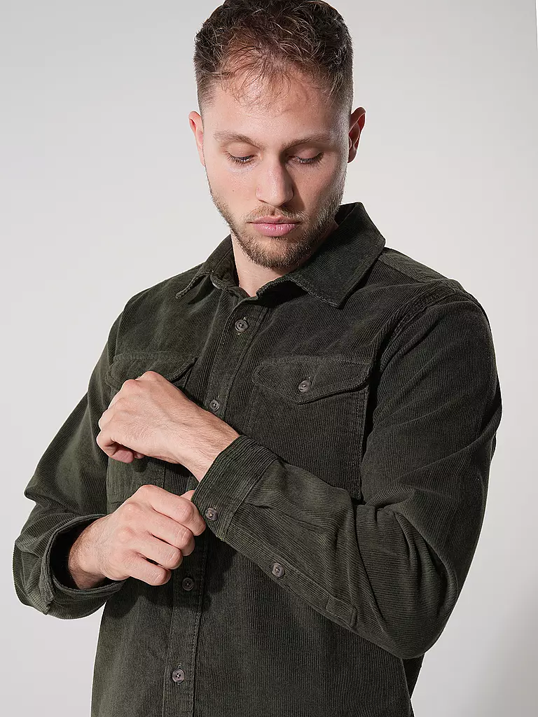 PATAGONIA | Hemd CORDUROY | Vert foncé