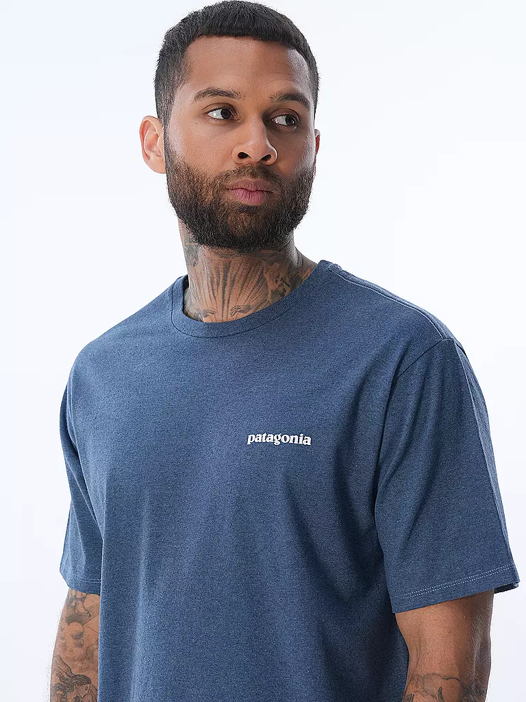 PATAGONIA | T-Shirt M'S P-6 LOGO RESPONSIBILI-TEE | Bleu