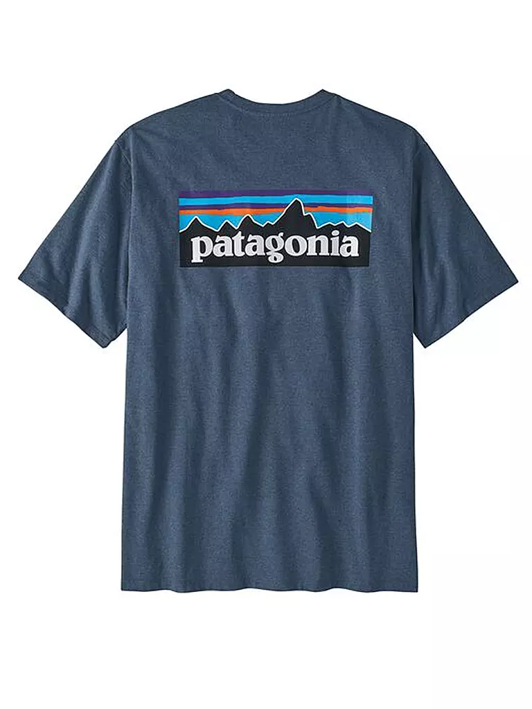 PATAGONIA | T-Shirt M'S P-6 LOGO RESPONSIBILI-TEE | Bleu