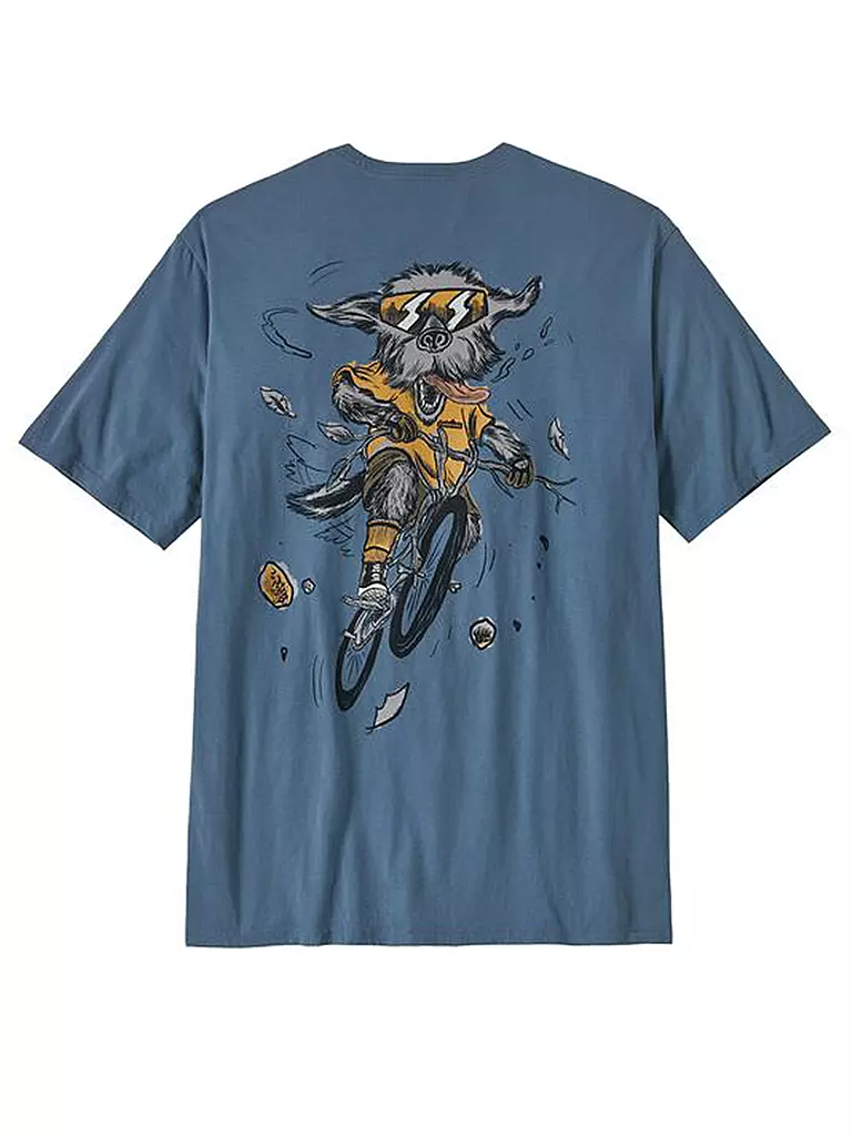 PATAGONIA | T-Shirt M'S TRAIL HOUND ORGANIC | Bleu