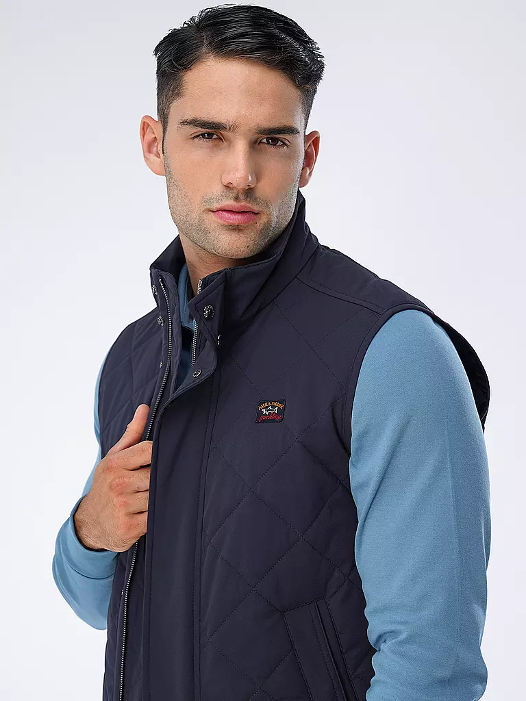 PAUL & SHARK | Steppgilet | Bleu foncé