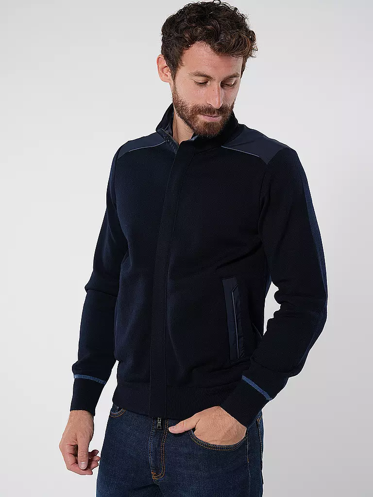 PAUL & SHARK | Strickjacke | Bleu foncé