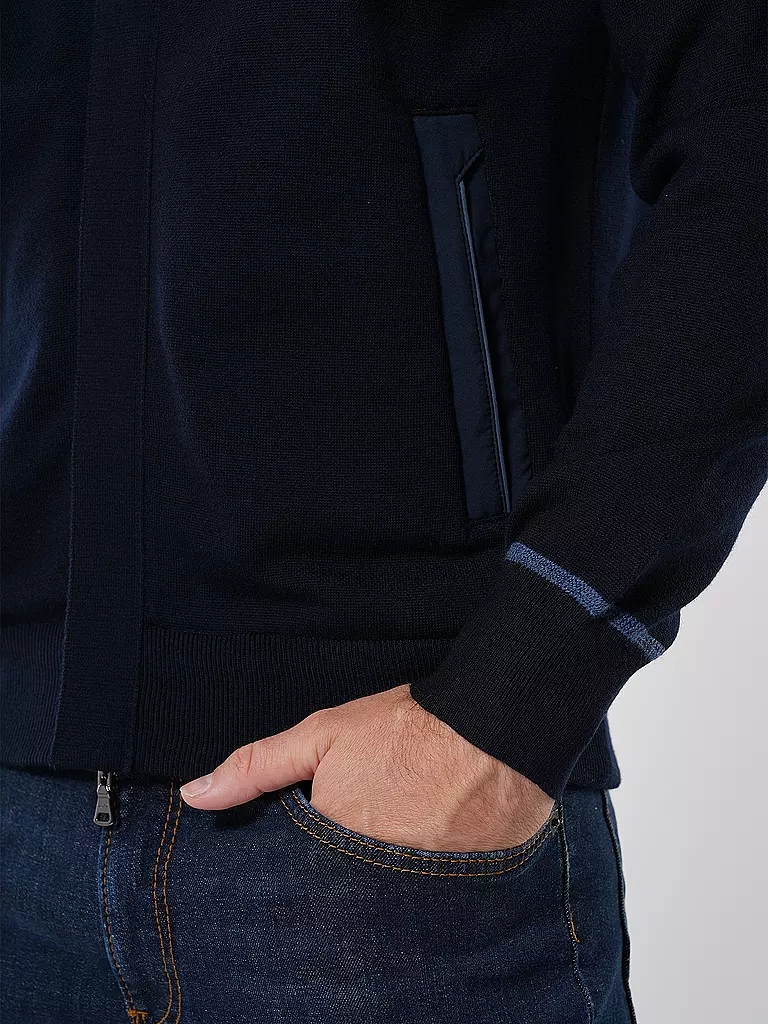 PAUL & SHARK | Strickjacke | Bleu foncé