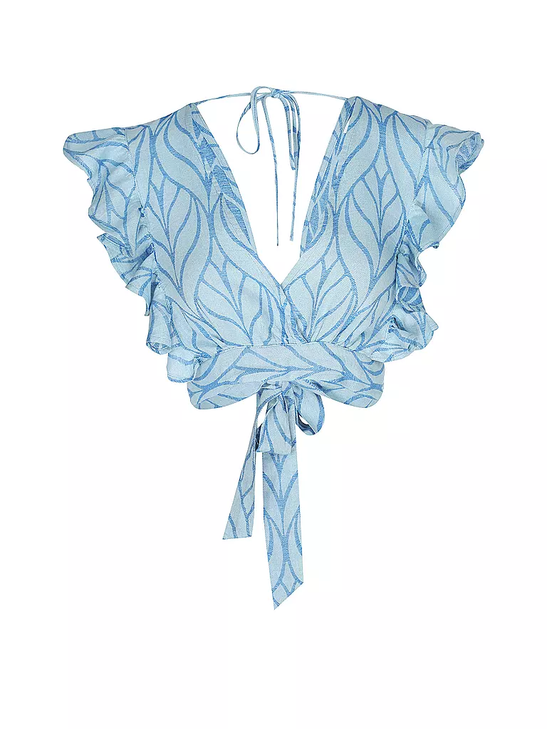 PEARL & CAVIAR | Top court ajusté ZAKAR | blau