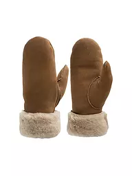 PEARLWOOD | Gants en cuir - Moufles FIONA | Camel